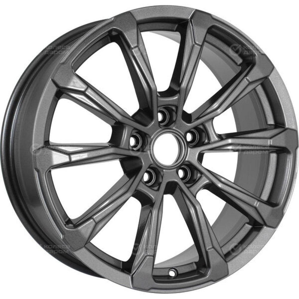 Колесный диск KHOMEN KHW1808 (18_ZV Xceed/CX-5/Mazda3) 7.5xR18 5x114.3 ET45 DIA67.1 насыщенный темно-серый