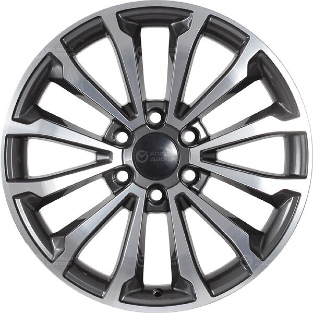 Колесный диск СКАД Premium Series КР006 (20_TANK 500) 8.5xR20 6x139.7 ET33 DIA100.1 светло-серый зеркальный