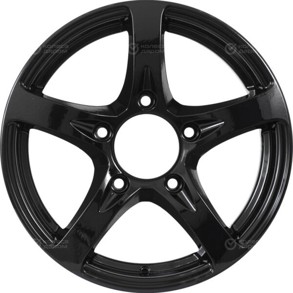 Колесный диск KDW KD1650 6xR16 5x139.7 ET40 DIA98 черный глянцевый