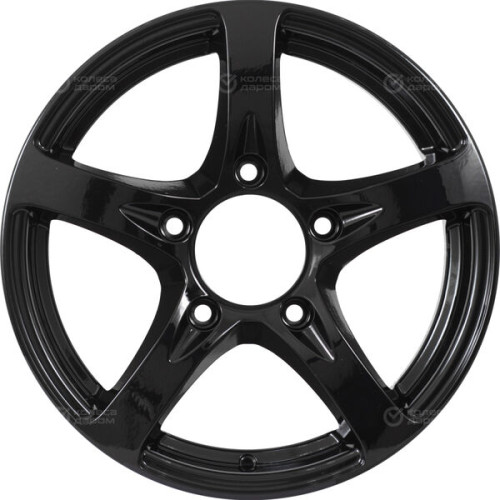 Колесный диск KDW KD1650 6xR16 5x139.7 ET40 DIA98 черный глянцевый