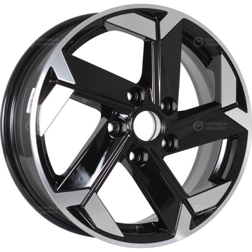 Колесный диск iFree Original КС979 (ZV_16_Karoq) 6xR16 5x112 ET43 DIA57.1 черный глянцевый с полированными элементами лицевой поверхности