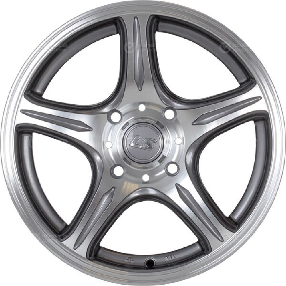 Колесный диск LS LS 319 7.5xR17 5x114.3 ET43 DIA73.1 насыщенный темно-серый полностью полированный