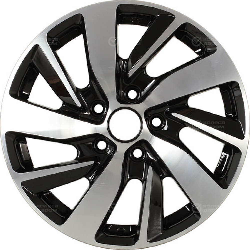 Колесный диск iFree Original КС741 (ZV 16_Octavia) 6.5xR16 5x112 ET46 DIA57.1 черный глянцевый с полированными элементами лицевой поверхности