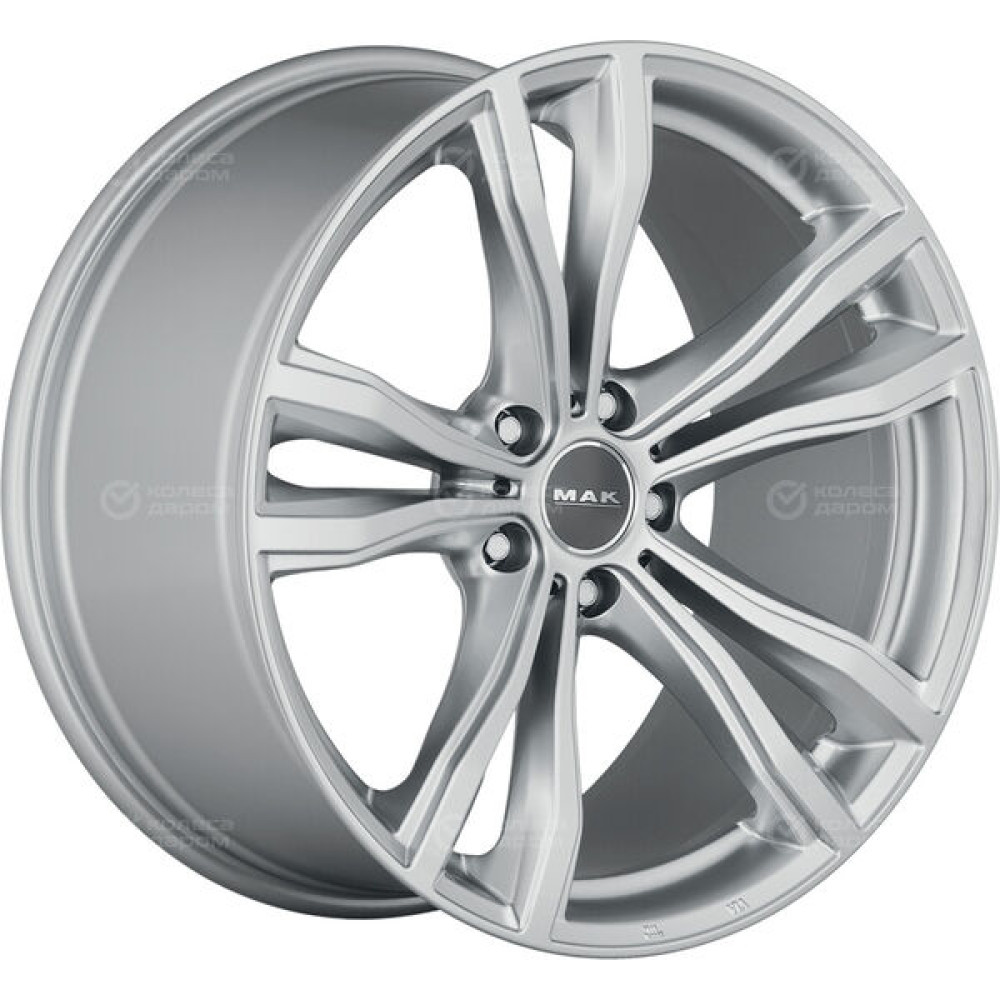 Колесный диск MAK X-Mode 9xR19 5x120 ET18 DIA74.1 серебристый