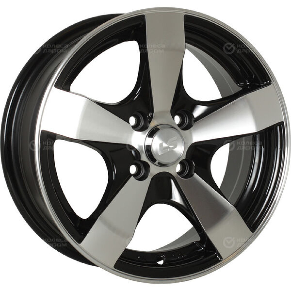 Колесный диск LS LS 205 7xR17 4x100 ET40 DIA60.1 черный полностью полированный