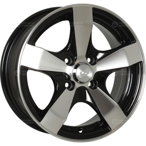 Колесный диск LS LS 205 7xR17 4x100 ET40 DIA60.1 черный полностью полированный