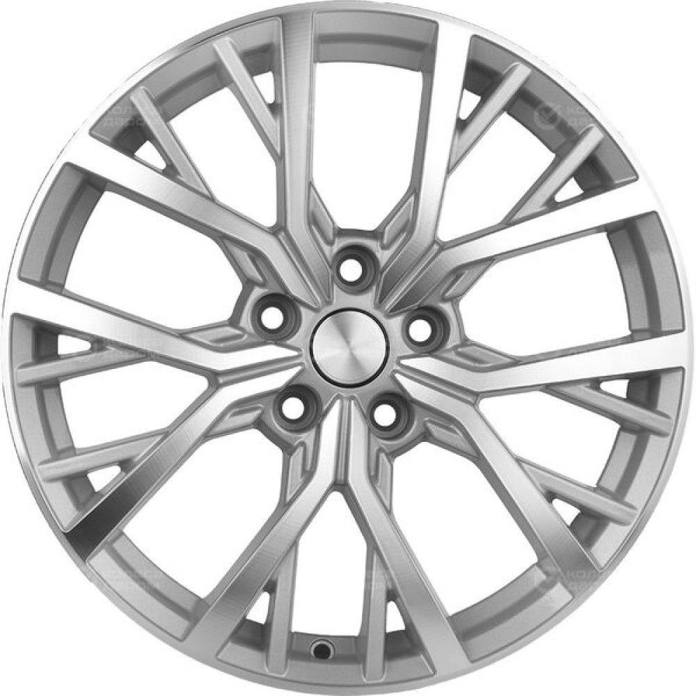 Колесный диск Carwel Тур 1806 7xR18 5x108 ET36 DIA65.1 серебристый с полированной лицевой частью