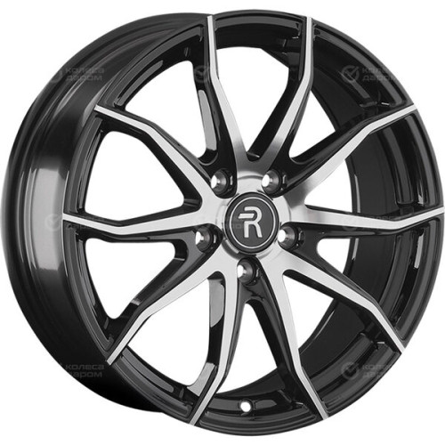 Колесный диск Replay JT2 7.5xR18 5x108 ET38 DIA60.1 черный полностью полированный