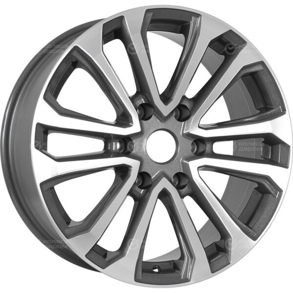 Колесный диск RST R058 7.5xR18 6x139.7 ET25 DIA106.1 серый с алмазной проточкой