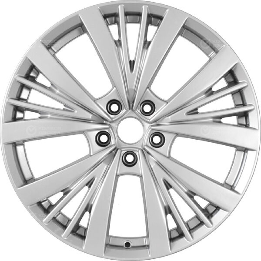 Колесный диск КиК Марвел 7.5xR19 5x114.3 ET34 DIA66.6 насыщенный темно-серебристый цвет