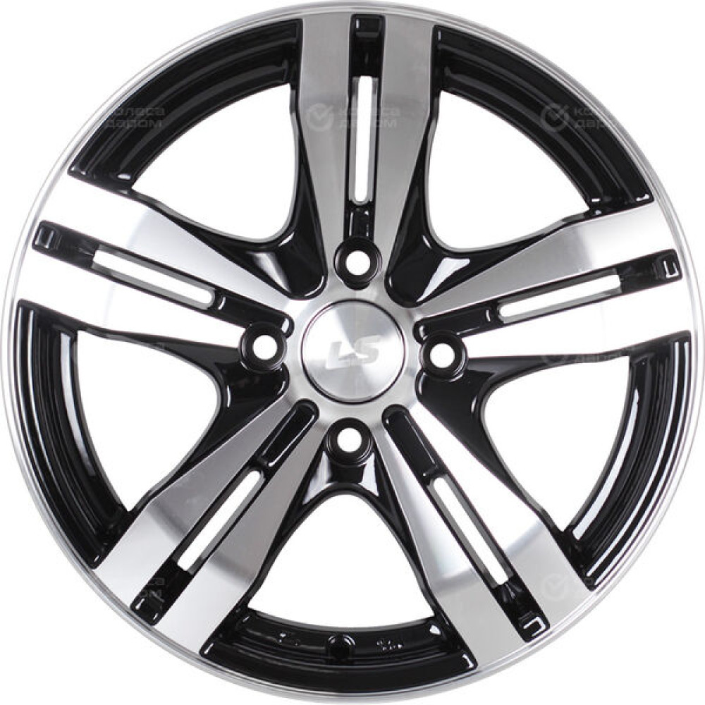 Колесный диск LS LS 142 6.5xR16 5x114.3 ET40 DIA73.1 черный полностью полированный