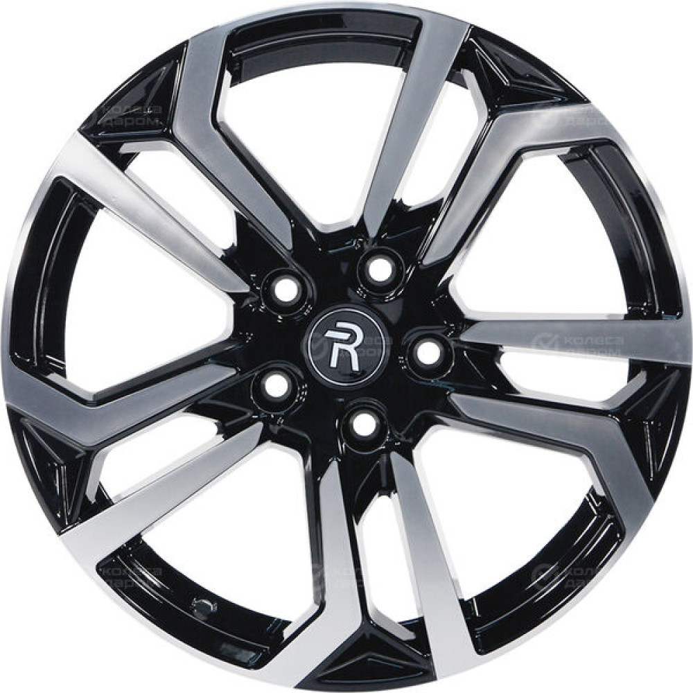 Колесный диск Replay KI263 7xR17 5x114.3 ET47 DIA67.1 черный полностью полированный