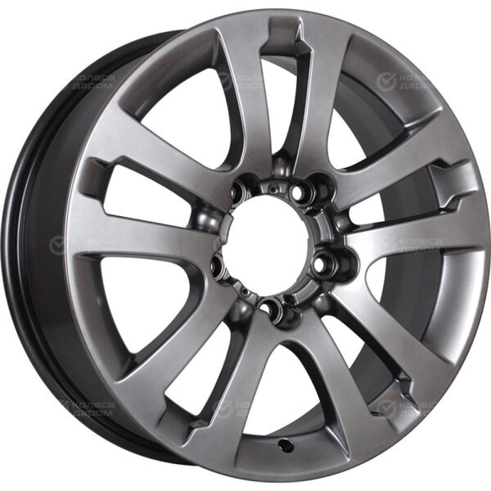 Колесный диск КиК Сахара-Patriot (КС714) 7xR18 5x139.7 ET35 DIA108.5 темно-серебристый