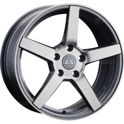 Колесный диск LS LS 742 7.5xR17 5x114.3 ET45 DIA67.1 насыщенный темно-серый полностью полированный