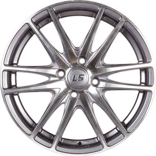 Колесный диск LS LS 362 6xR16 4x100 ET48 DIA54.1 насыщенный темно-серый полностью полированный