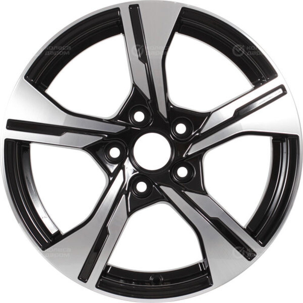 Колесный диск iFree Original КС1053 (16_Qashqai) 6.5xR16 5x114.3 ET40 DIA66.1 черный глянцевый с полированными элементами лицевой поверхности