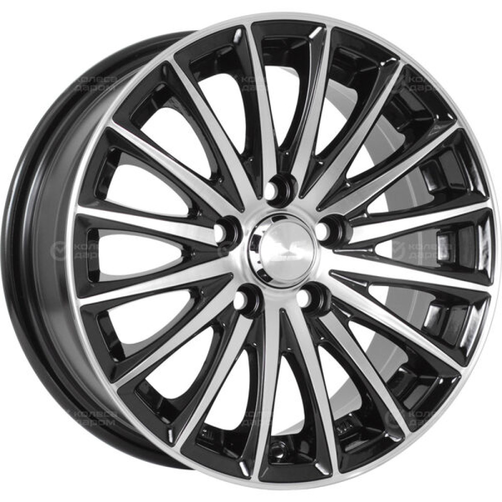Колесный диск LS LS 804 6xR14 5x100 ET35 DIA57.1 черный полностью полированный