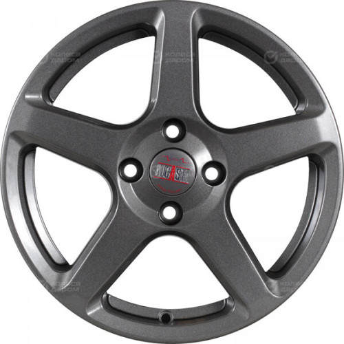 Колесный диск Alcasta M62 6.5xR16 5x114.3 ET45 DIA60.1 темно-серый цвет с перламутровыми оттенками