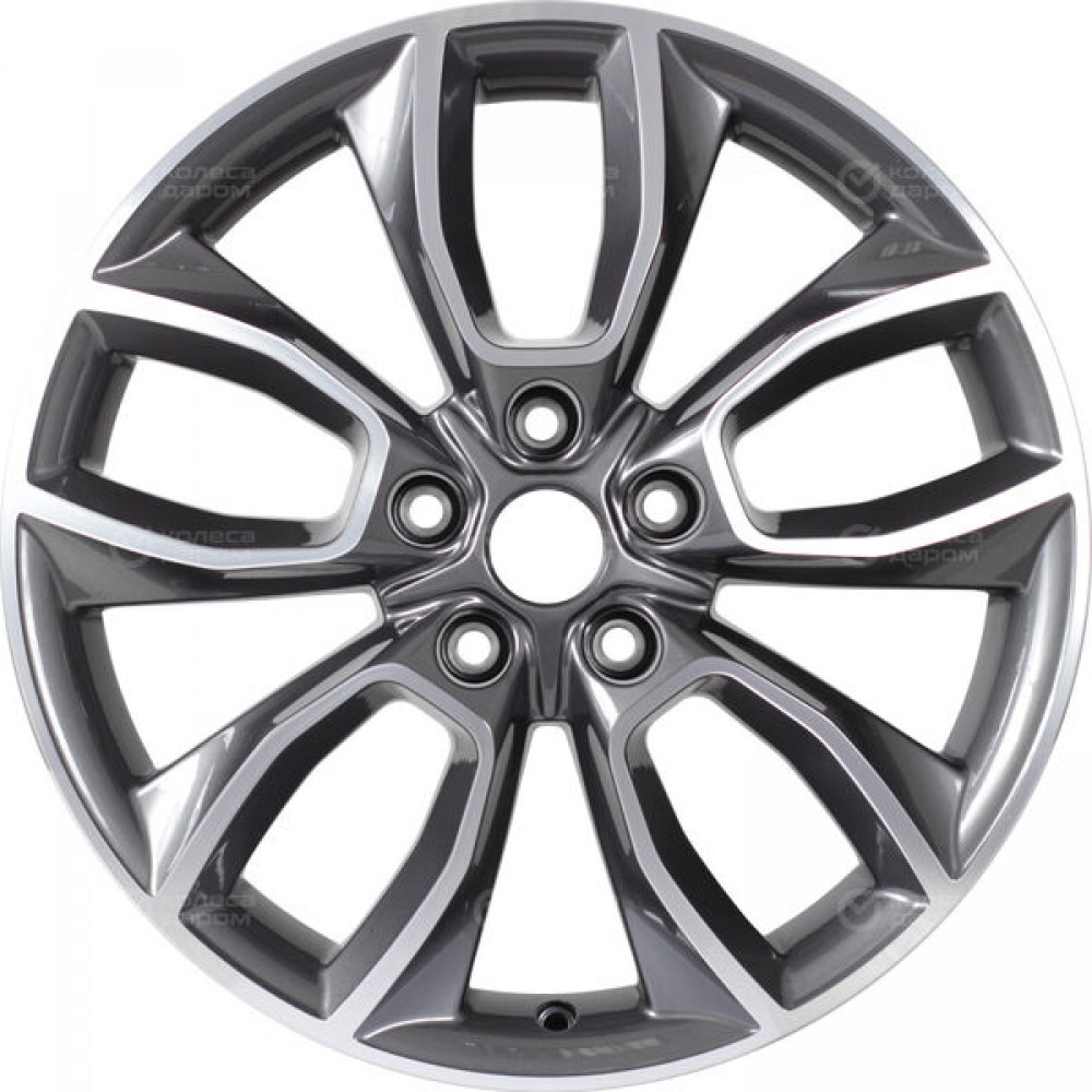 Колесный диск СКАД Premium Series КР001 (18_Qashqai) 7xR18 5x114.3 ET40 DIA66.1 светло-серый зеркальный