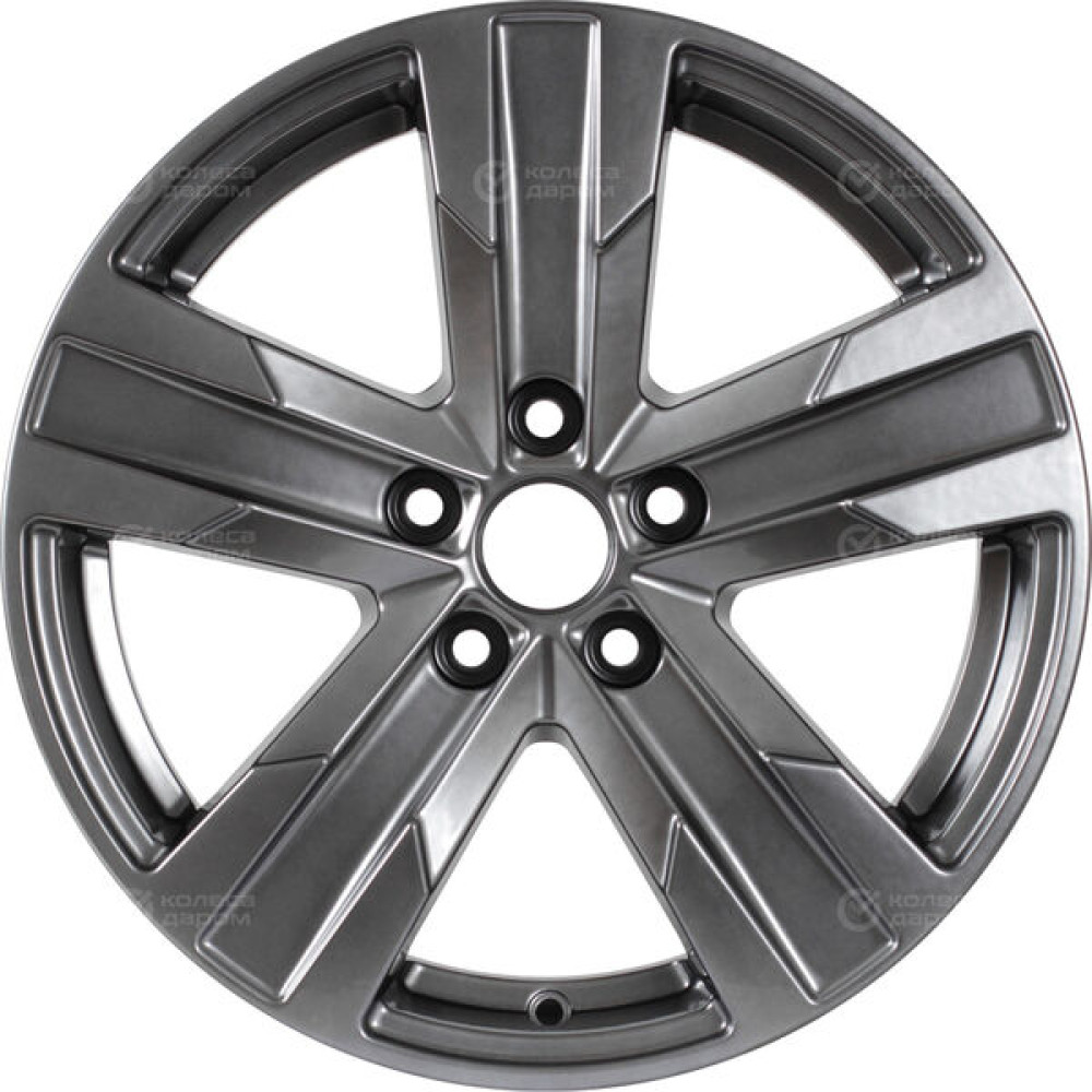 Колесный диск КиК Висмут 7xR16 5x110 ET39 DIA65.1 темно-серебристый