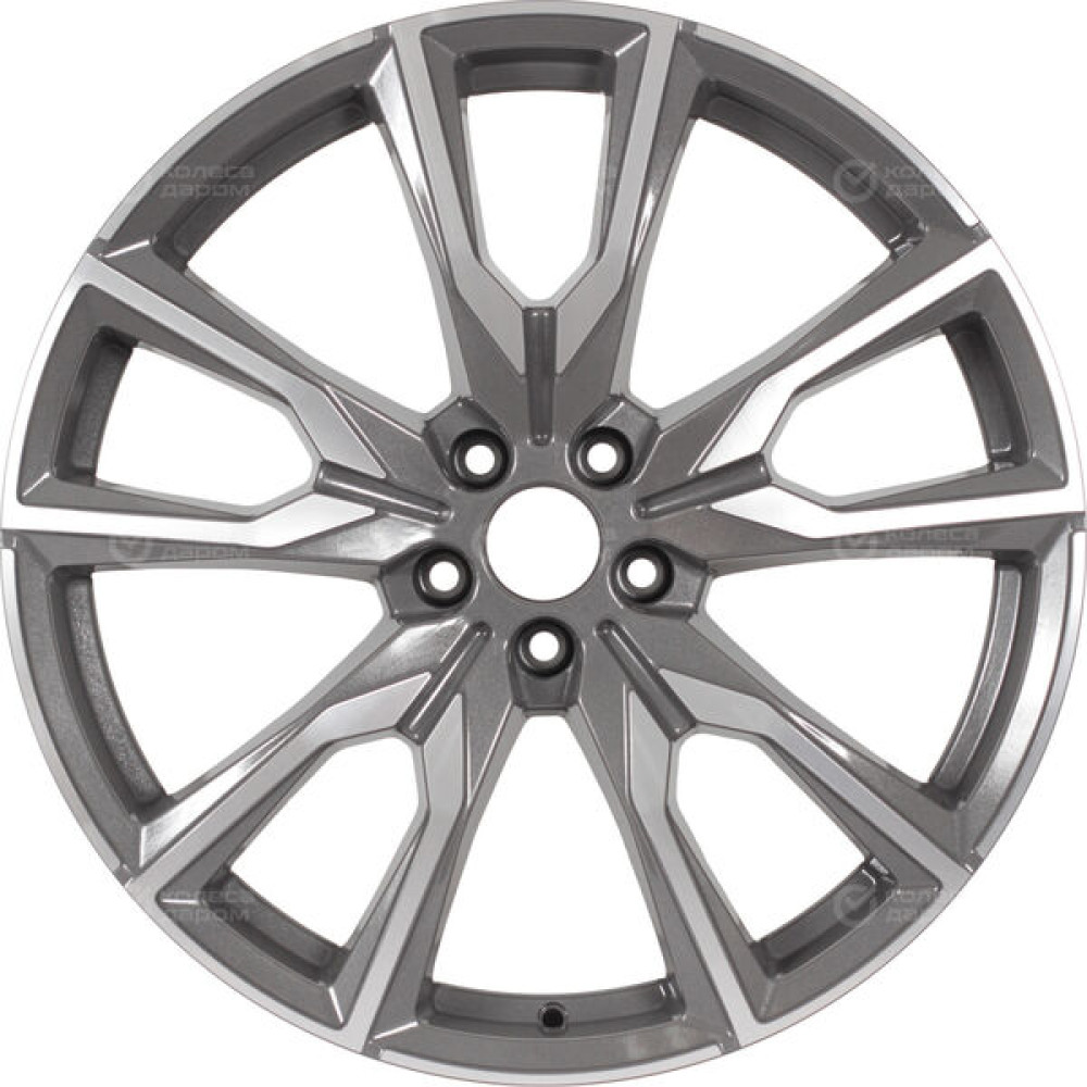 Колесный диск RST R012 8xR20 5x108 ET33 DIA65.1 серый с алмазной проточкой