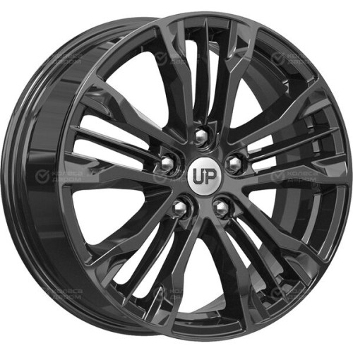 Колесный диск WUP Up106 7xR17 5x114.3 ET48 DIA66.1 черный глянцевый