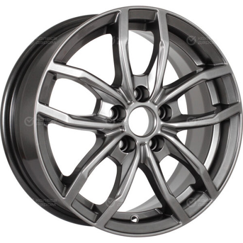 Колесный диск КиК Фрост 6.5xR15 5x108 ET50 DIA63.35 темно-серебристый