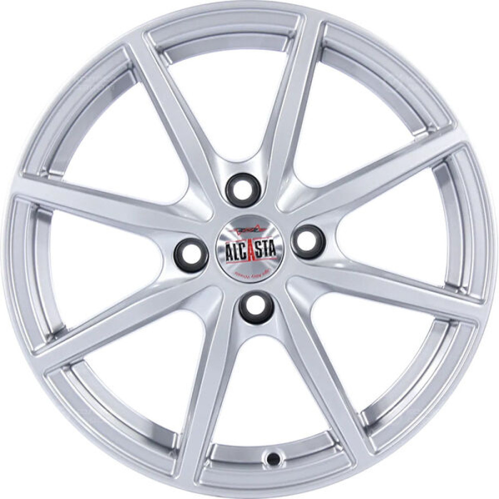 Колесный диск Alcasta M63 6xR15 4x100 ET46 DIA60.1 насыщенный серебристый
