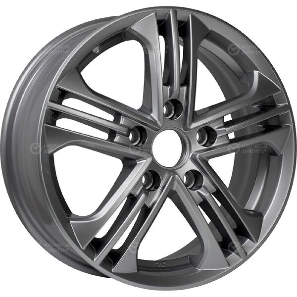 Колесный диск КиК Trinity-оригинал 6xR15 5x114.3 ET44 DIA67.1 темно-серебристый