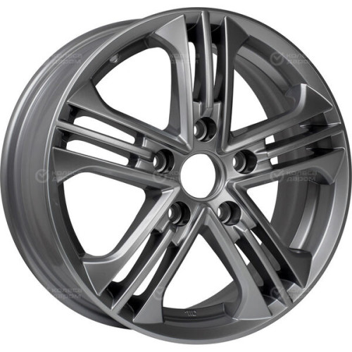 Колесный диск КиК Trinity-оригинал 6xR15 5x114.3 ET44 DIA67.1 темно-серебристый