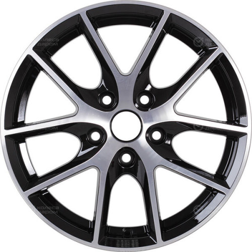 Колесный диск Alcasta M59 6.5xR16 5x114.3 ET40 DIA66.1 черный полностью полированный