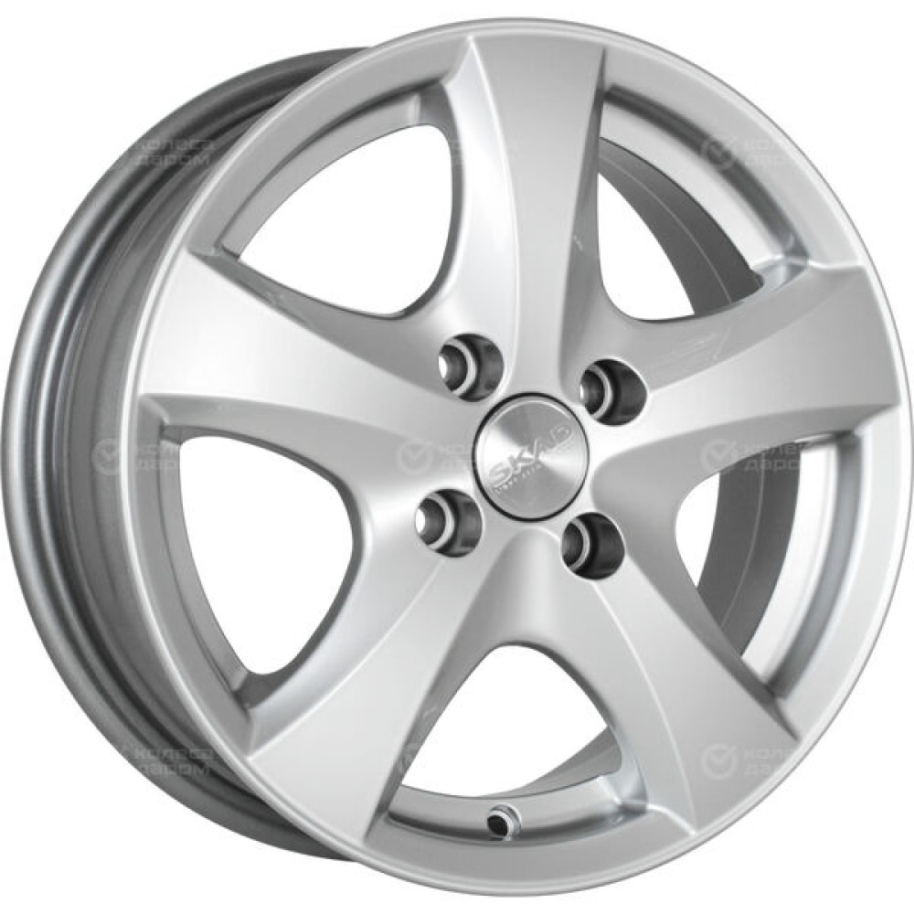 Колесный диск СКАД Уран-2 5.5xR14 4x108 ET35 DIA67.1 серебристый