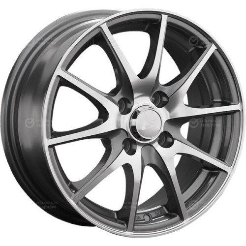 Колесный диск LS LS 536 6xR15 4x100 ET40 DIA60.1 насыщенный темно-серый полностью полированный