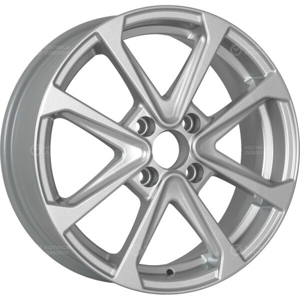 Колесный диск NEO 667 6xR16 4x100 ET45 DIA60.1 серебристый