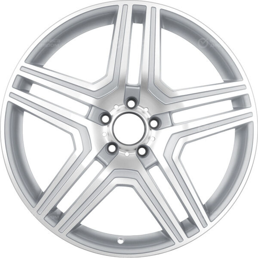 Колесный диск Replay MR67 8.5xR19 5x112 ET33 DIA66.6 серебристый полированный