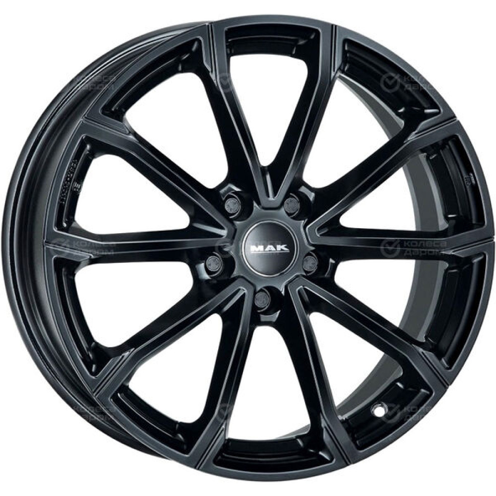 Колесный диск MAK DaVinci 7.5xR18 5x114.3 ET51 DIA67.1 черный глянцевый