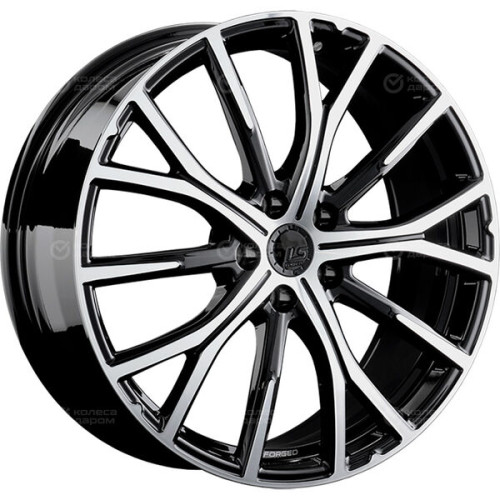 Колесный диск LS Forged LS FG21 8xR19 5x120 ET30 DIA72.6 черный полностью полированный