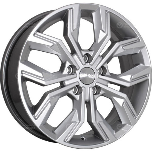 Колесный диск СКАД Амиата 7xR17 5x112 ET40 DIA57.1 серебристый