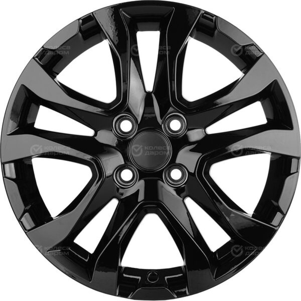 Колесный диск Carwel Тобол 1503 6xR15 4x100 ET40 DIA60.1 чёрный