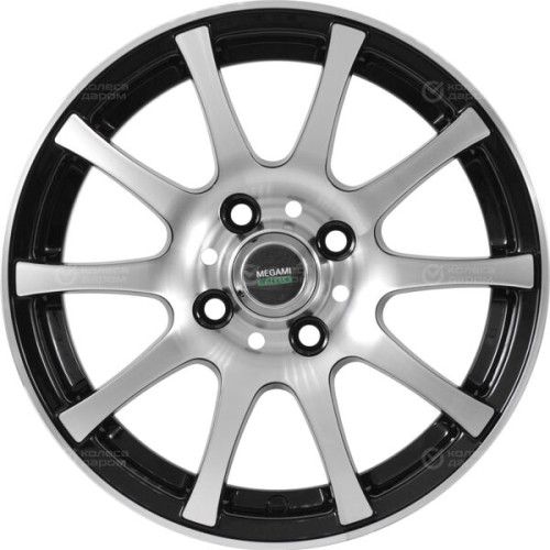 Колесный диск Megami MGM-2 6xR15 5x100 ET40 DIA60.1 черный полностью полированный