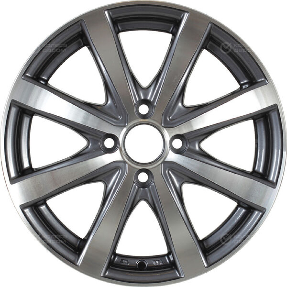 Колесный диск Replay FD127 6.5xR16 4x108 ET41.5 DIA63.3 насыщенный темно-серый полностью полированный