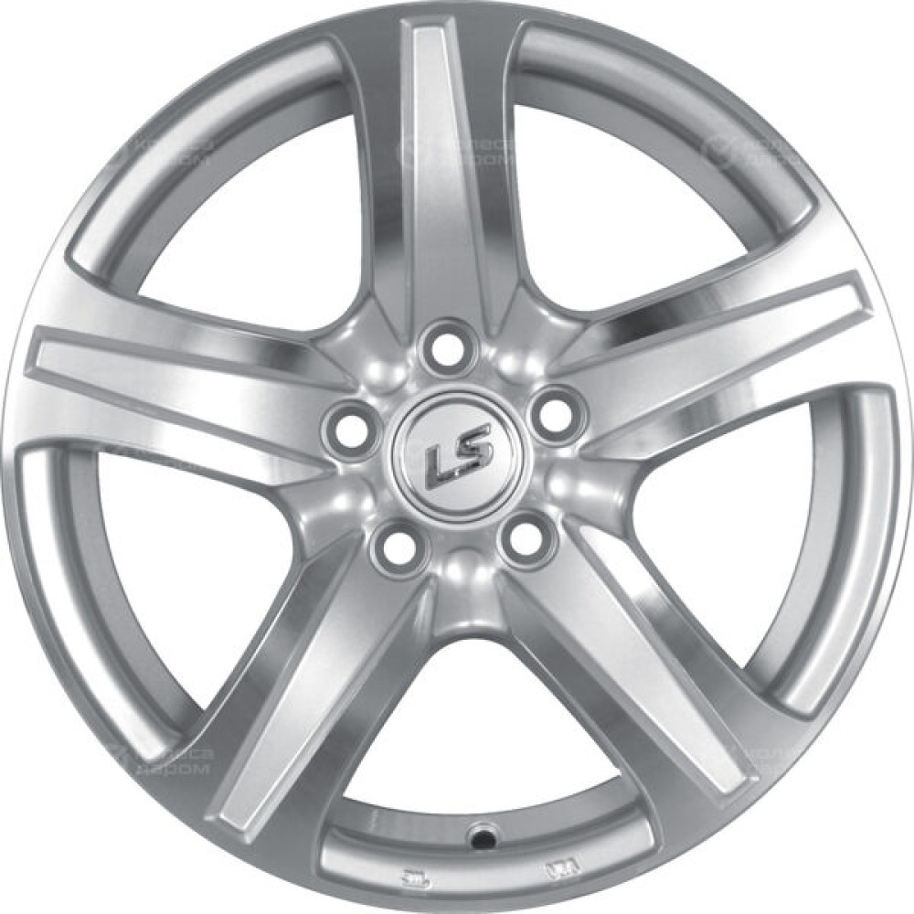 Колесный диск LS LS 145 6.5xR15 4x100 ET40 DIA60.1 серебристый полированный
