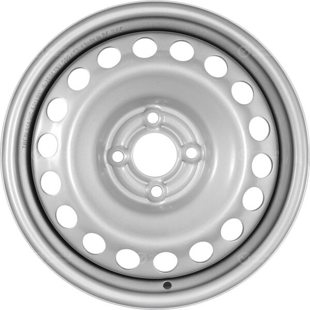 Колесный диск Trebl 64A50CP 6xR15 4x100 ET50 DIA60.1 серебристый