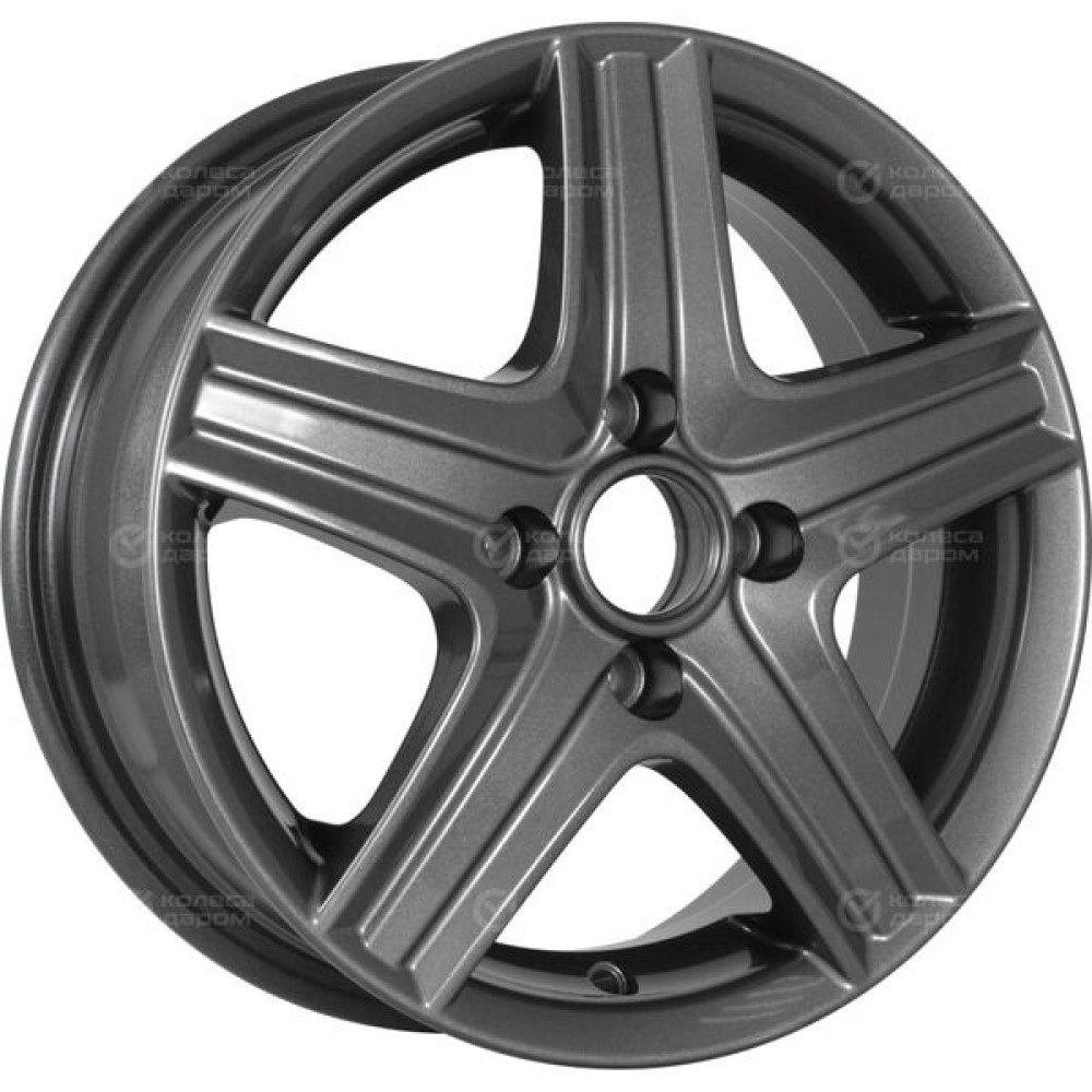 Колесный диск СКАД Магнум 5.5xR14 4x98 ET38 DIA58.6 темно-серый цвет с перламутровыми оттенками