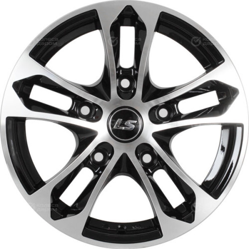 Колесный диск LS LS 197 6xR15 5x139.7 ET40 DIA98.5 черный полностью полированный