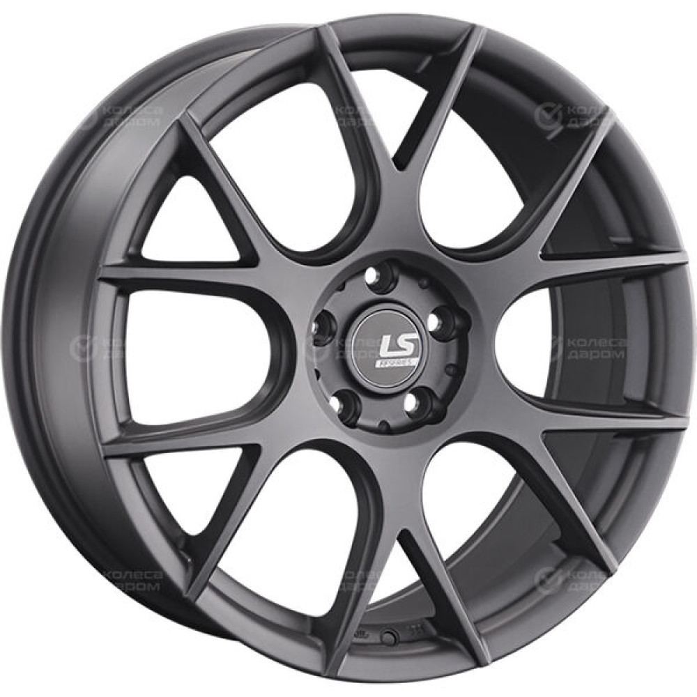 Колесный диск LS FlowForming LS RC07 8xR18 5x114.3 ET45 DIA67.1 серый матовый