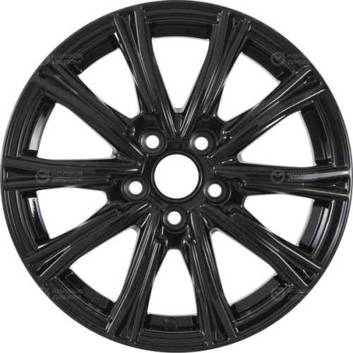 Колесный диск WUP Up123 6xR15 5x112 ET47 DIA57.1 черный глянцевый