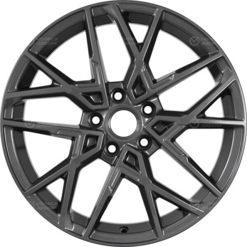 Колесный диск КиК Вудроф 7xR18 5x110 ET40 DIA65.1 насыщенный темно-серый полностью полированный