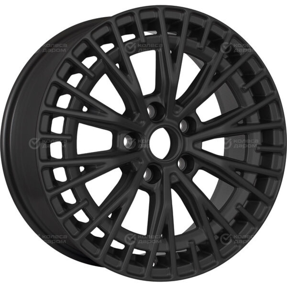 Колесный диск KDW KD1730 7xR17 5x114.3 ET40 DIA64.1 черный матовый