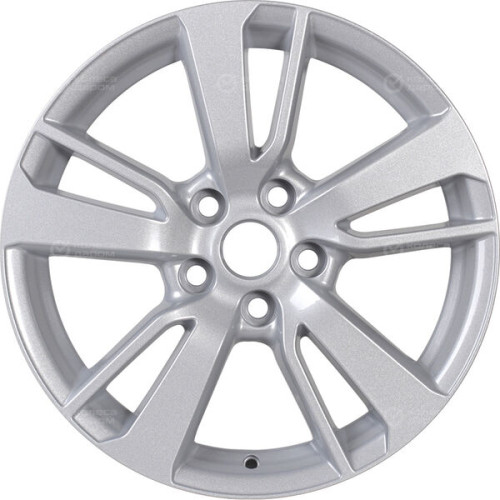 Колесный диск Carwel Чага 1704 7xR17 5x114.3 ET39 DIA60.1 серебристый